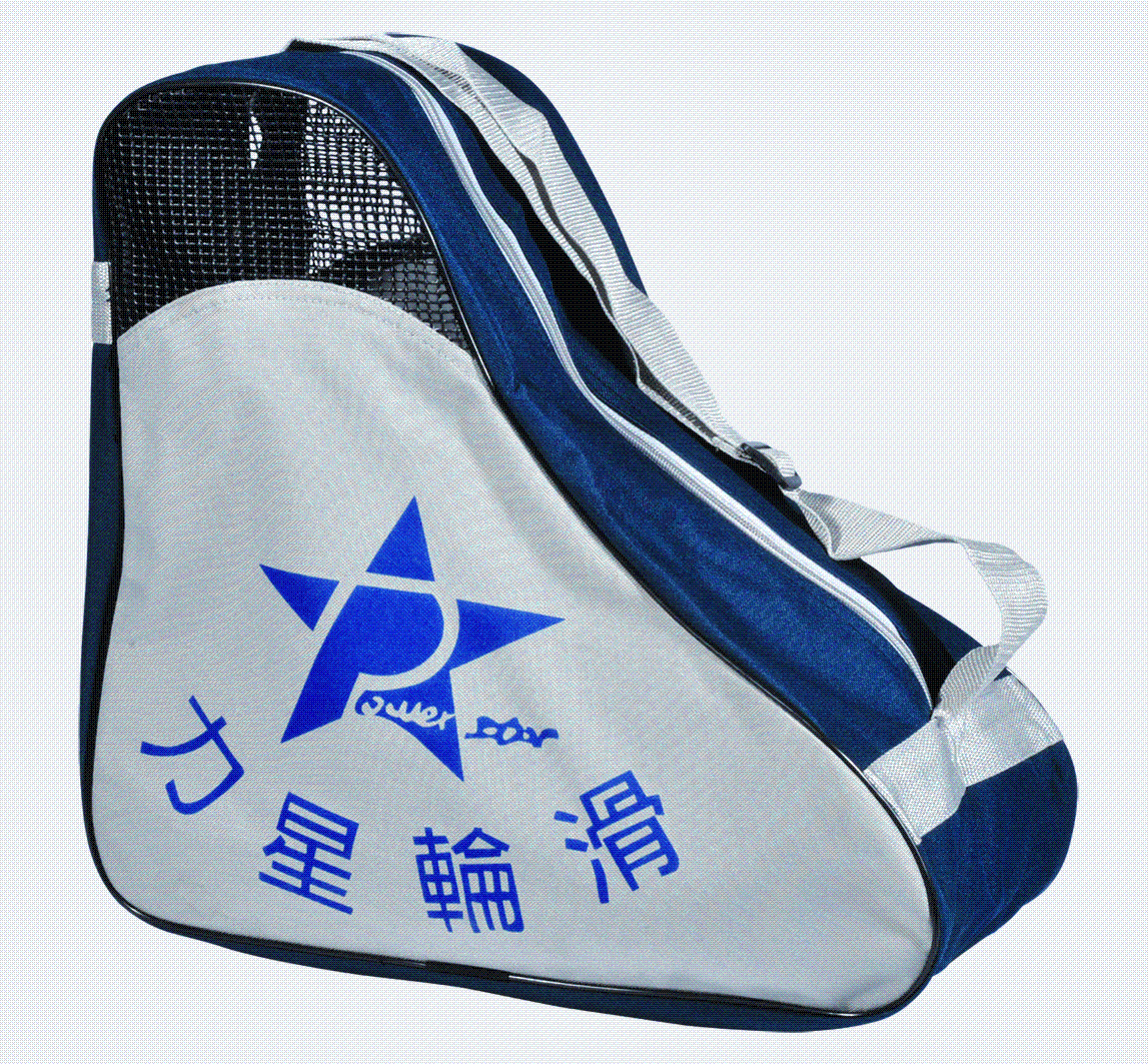 003旱冰鞋背包（银蓝）